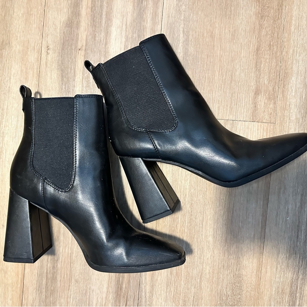 Circus NY Heeled Square Toe Boots